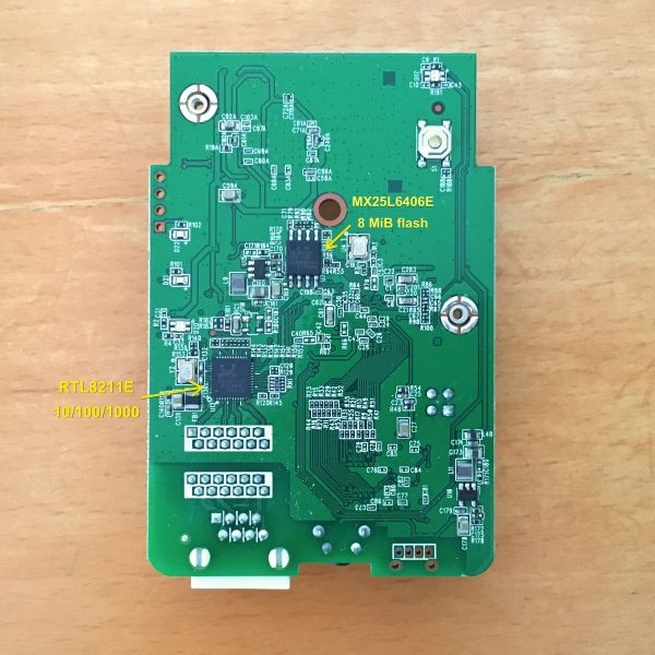 DAP-1620 rev A PCB back DAP-1620 rev A PCB back